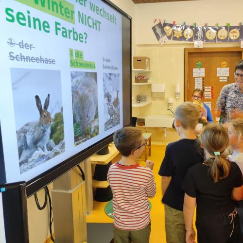 2a und 2b: Tierworkshop 